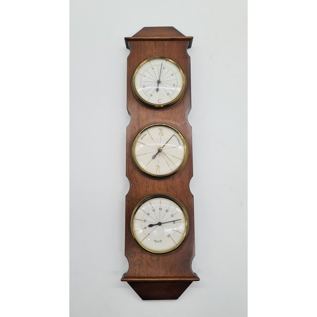 Vintage Weather Station Barometer, 1970s For Sale - Image 6 of 13