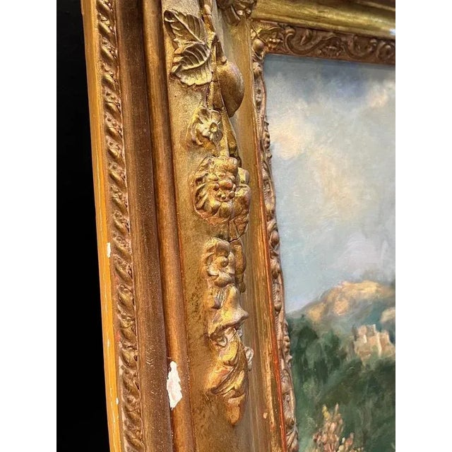 R. Luzio, Figurative Scene, Oil on Canvas, Framed For Sale - Image 11 of 18