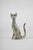 Cat sculpture made of plastic (acrylic glass) with a signature on the base. Made in brazil. Date: 1960s. Dimensions: l 12...
