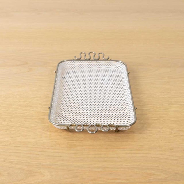 1950s 1950s Perforated Metal Tray in the Style of Mathieu Mategot For Sale - Image 5 of 9