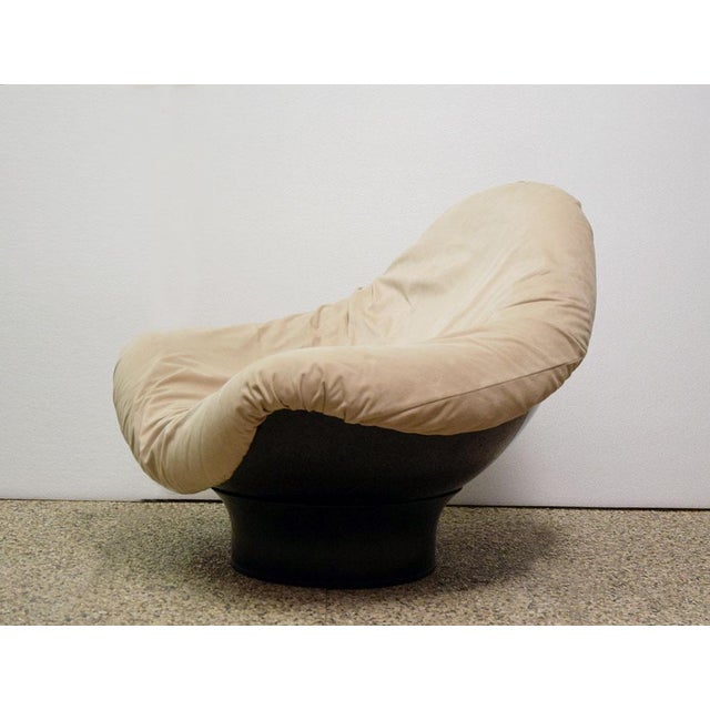 Set of Rodica Lounge Chair and Ottoman by Mario Brunu for Comfort, 1970s For Sale - Image 4 of 15