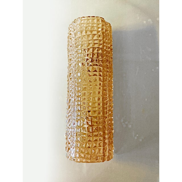 2020s Modern Amber "Cocodrile " Murano Glass Wall Sconce For Sale - Image 5 of 5