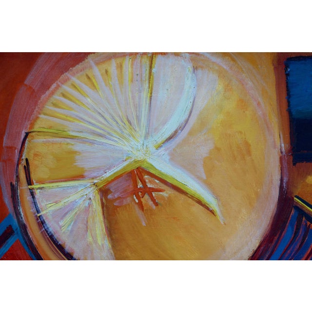 Abstract 20th Century Abstract Painting by Woodstock Artist Hope Manchester For Sale - Image 3 of 8