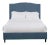 Hazel King Bedframe, Navy Linen For Sale