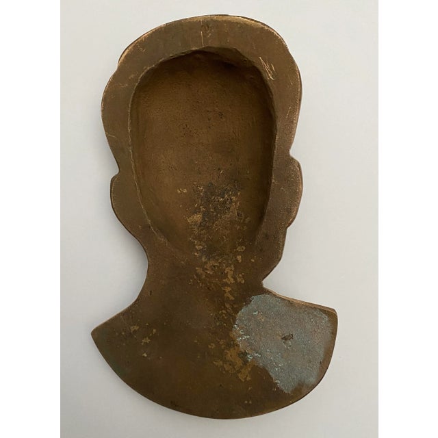 1960s President John Kennedy Bronze Bust For Sale - Image 4 of 5