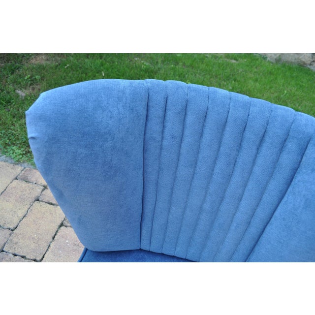 Mid-Century Modern Set of Blue Cocktail Chairs, 1950s For Sale - Image 3 of 11
