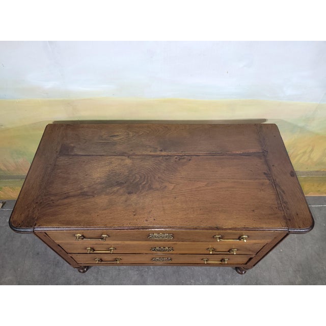 Louis XVI Oak Chest of Drawers For Sale - Image 4 of 13