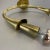 Minimalist Brass Theatre Wall Light in the style of Stilnovo and Gio Ponti, Italy, 1950s For Sale - Image 18 of 18