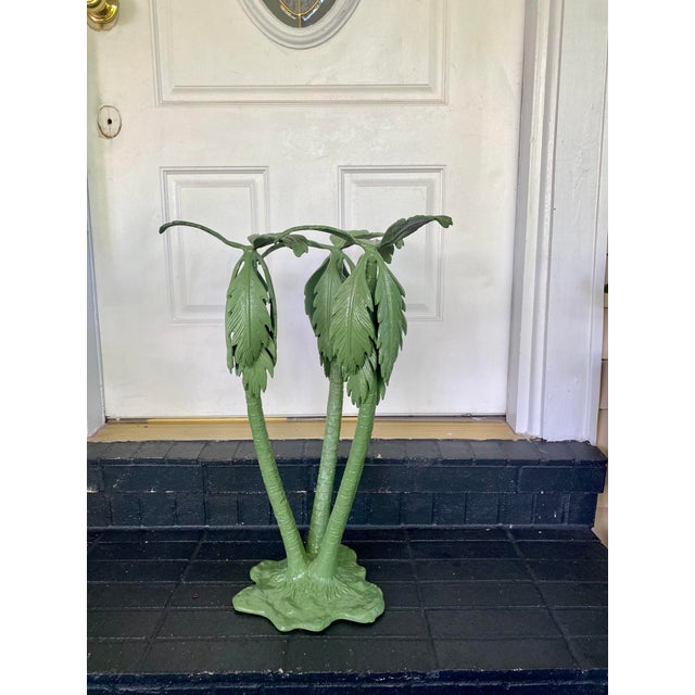 Palm Sculpture Occasional Accent Table Base Chairish