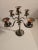 Add a touch of elegance and drama with this vintage silver plate candelabra. The original patina has been preserved but it...