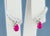 Not Yet Made - Made To Order Genuine 1.5 Ct Rubies and Diamonds Earrings Studs- Set of 2 For Sale - Image 5 of 10