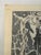 1940s Original Signed Graphite Illustration of Bear Confronting Hunting Dog, 12 × 9.5 In. For Sale - Image 4 of 6