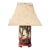 Vintage Handmade Louisiana Cypress Swamp Scene Pottery Table Lamp For Sale
