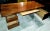 Brown Mid 20th Century Roger Sprunger for Dunbar Floating Rosewood and Chrome Executive Desk For Sale - Image 8 of 9