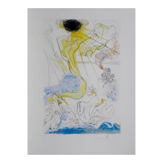 1970s Share Dali Hommage a Albrecht Durer Triomphe Venus H/S Etching Dali Archives Certified For Sale