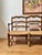 French Provincial Rush Seated Bench, 19th Century For Sale - Image 3 of 10