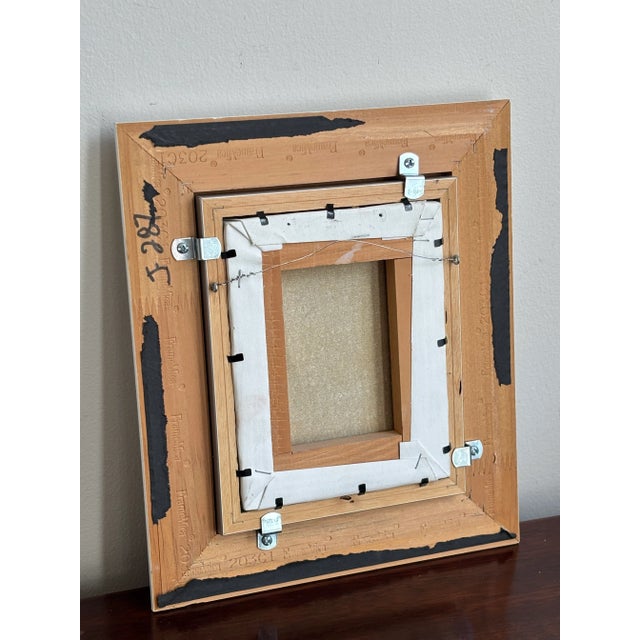 Late 20th Century Impressionist Paris Cityscape, Eiffel Tower From the Seine -- Oil on Canvas For Sale - Image 11 of 14