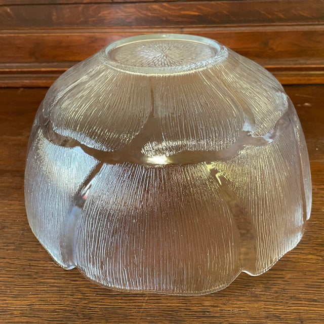 Glass 1970s Mid-Century Punch Bowl and Cups Set- 28 Pieces For Sale - Image 7 of 13