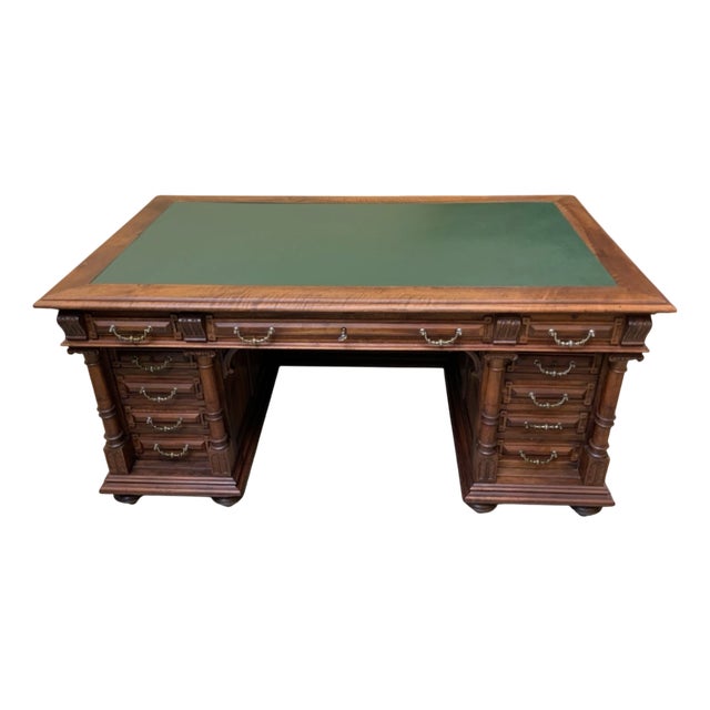 Antique Neo-Renaissance Desk, 1880 For Sale