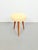 Vintage Swedish Three Legged Sheepskin Stool, 1970 For Sale - Image 4 of 6