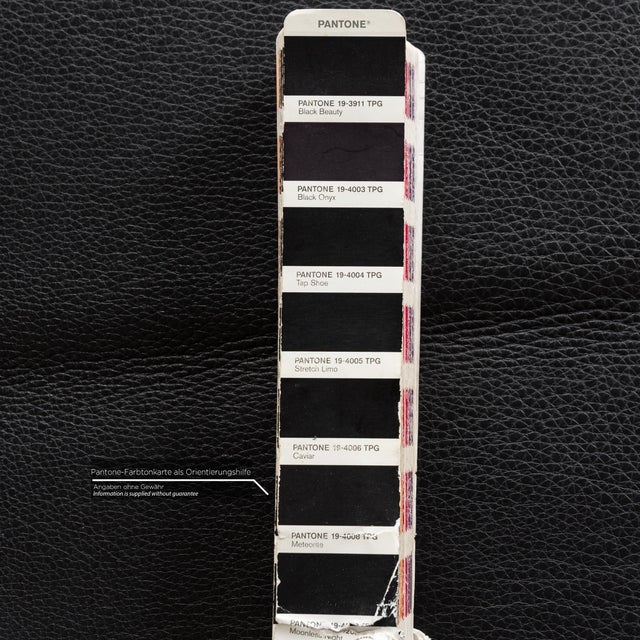 Damier Leather Two-Seater Black Sofa from Edra For Sale - Image 6 of 18