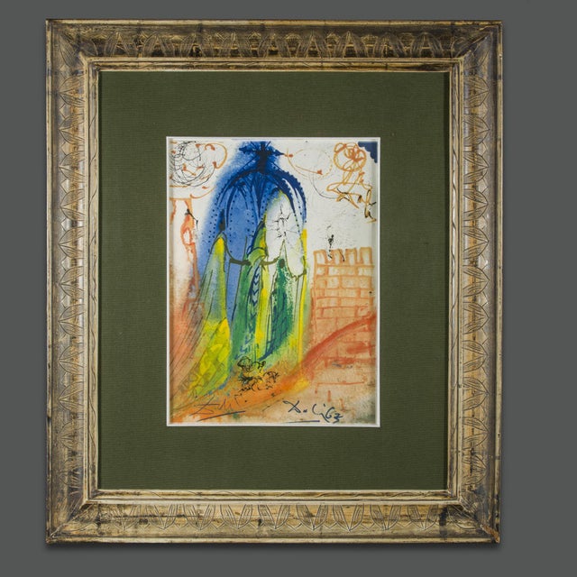 Salvador Dalí­, Abstract Composition, 1975, Silkscreen, Framed For Sale - Image 9 of 9