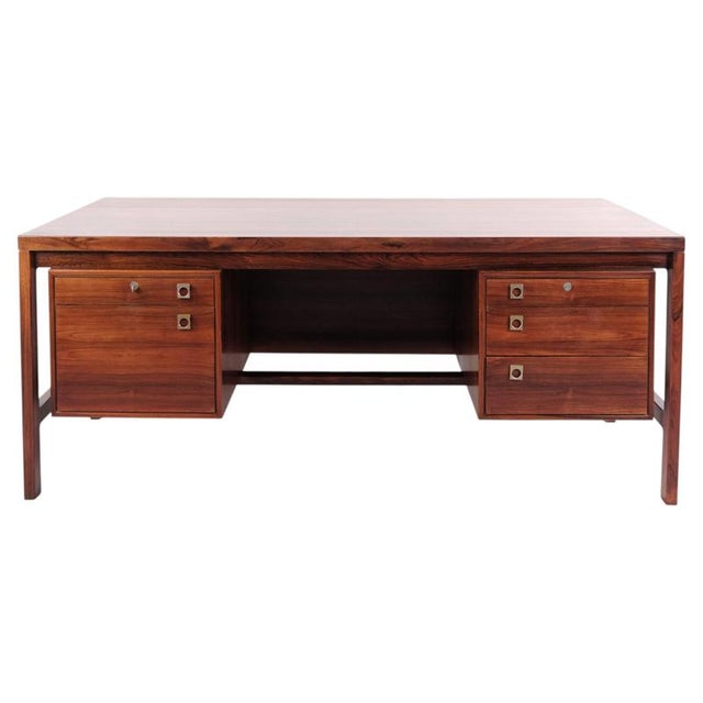 Rosewood Desk by Arne Vodder for Sibast Furniture 1960s For Sale - Image 11 of 11