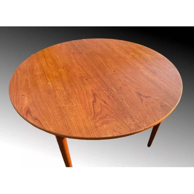 Danish Extendable Dining Table by W. J. Clausen for Brande Mobelfabrik For Sale - Image 13 of 18