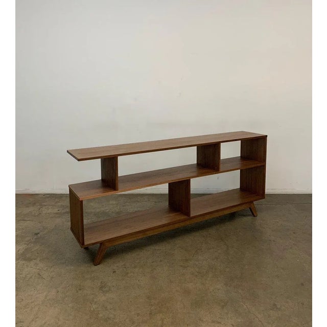 Handcrafted Double Tier Bookshelf by Vop For Sale - Image 11 of 12