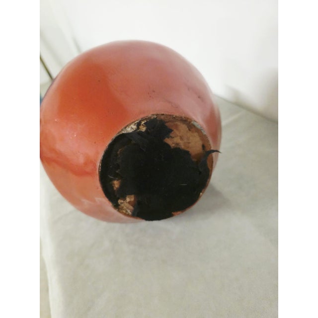 Ceramic Vintage Eclectic Vase, 1960s For Sale - Image 7 of 10