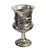 19th Century Antique English Sterling Silver Goblet W/Repoussé Pastoral/ Rural Animal Scenes 7" H For Sale - Image 5 of 9