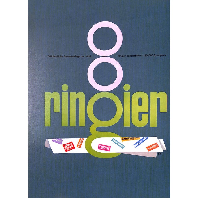 Paper "Publicite 13 Et Des Arts Graphiques en Suisse" 1967 For Sale - Image 7 of 12