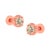 14K Rose Gold Plated .925 Sterling Silver 1.0 Cttw Round Brilliant Cut Diamond Solitaire Milgrain Stud Earrings, A Pair For Sale - Image 4 of 7