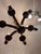 Traditional Paul Ferrante Antique Dutch Metal Leaf Iris Chandelier For Sale - Image 3 of 12