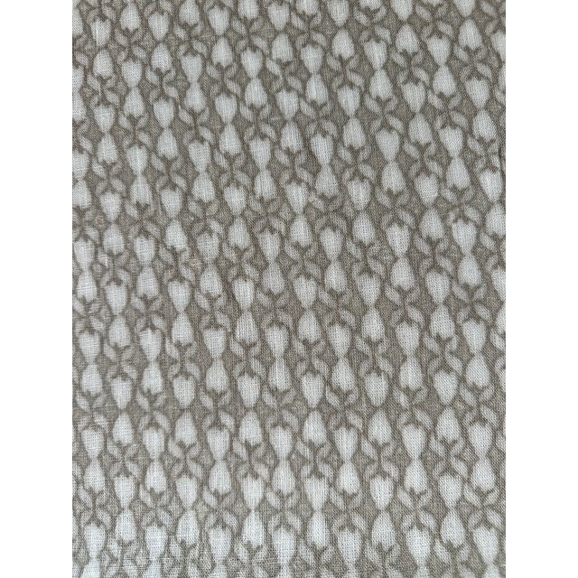 Kerry Joyce Textiles Helena- Color 1021 / Chestnut 1 3/4 Yards Hemp Fabric For Sale - Image 4 of 5