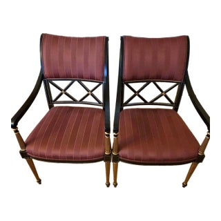 Henredon 1960s Dorothy Draper Dining Chairs: Set of 2 For Sale
