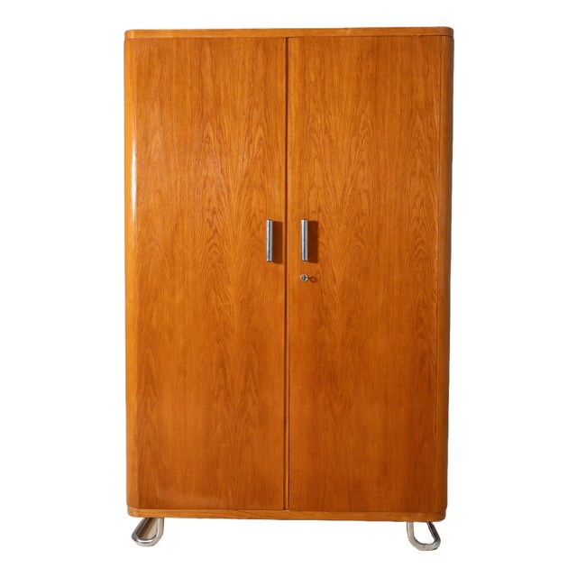 Clothes Cabinet from Vichr & Spol, Czechoslovakia, 1930s For Sale