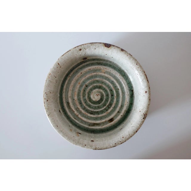 Rörstrand Studio 1960s Large Stoneware Plate by Marianne Westman, Rörstrand For Sale - Image 4 of 9