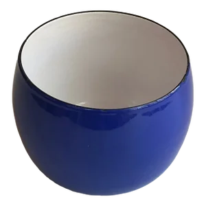 Petite Dansk Mixing Bowl in French Blue Enamelware Danish Design