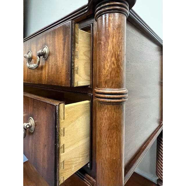Brown Ethan Allen Mahogany Melville Nightstand For Sale - Image 8 of 11