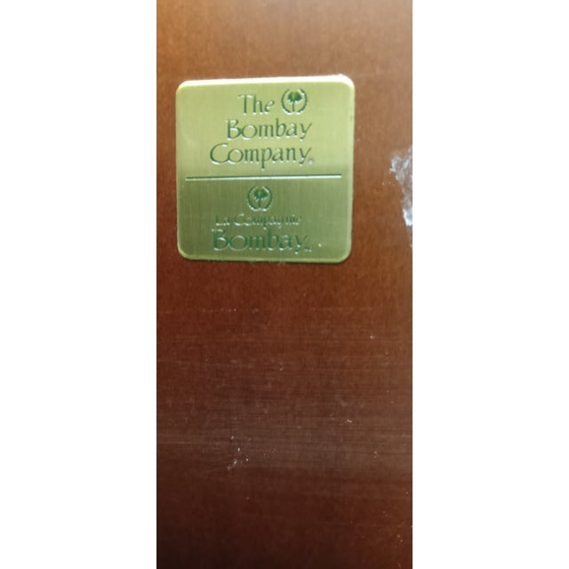 Vintage Bombay and Co Hardwood Tv Unit For Sale - Image 9 of 9