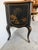 1980s Vintage Drexel Asian Chinoiserie Black & Gold Motif Two Drawer Nightstand - Brass Handles For Sale - Image 5 of 15