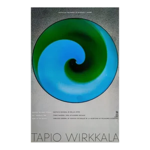 1982 Tapio Wirkkala Mexico City Finnish Craft and Design Poster