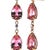 14k Yellow Gold Natural Pink Topaz and Diamond Long Drop Earrings For Sale - Image 9 of 12