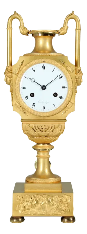 Empire French Vase Pendule, 1820s