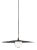 Visual Comfort Modern Pirlo Pendant LED Matte Black For Sale