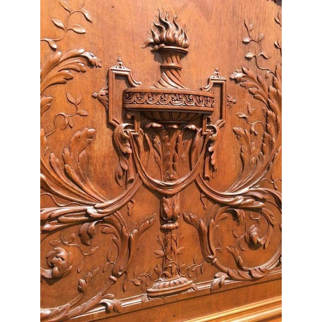 Brown Louis XVI Style Walnut Cupboard For Sale - Image 8 of 12