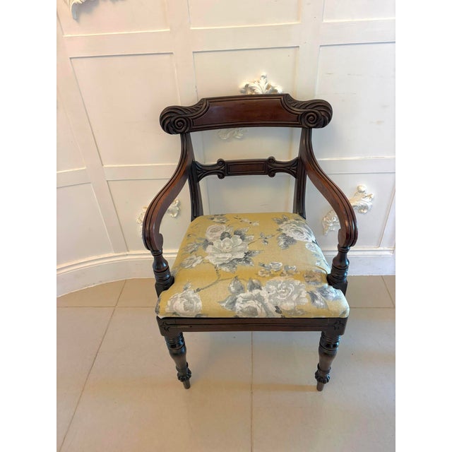 Antique Regency Mahogany Dining and Carver Chairs, 1820, Set of 8 For Sale - Image 18 of 18