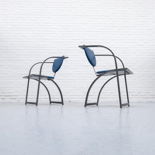 Postmodern Cosinus Dining Chairs by Karl Friedrich Förster for KFF Design, Set of 2 For Sale - Image 3 of 13