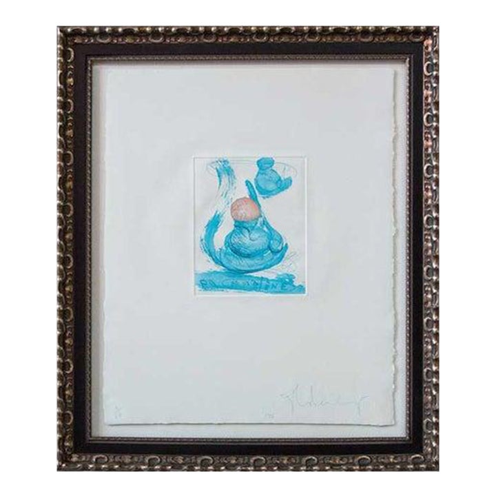 Claes Oldenburg Hand Signed Etching "Ice Cream Desserts - Praline